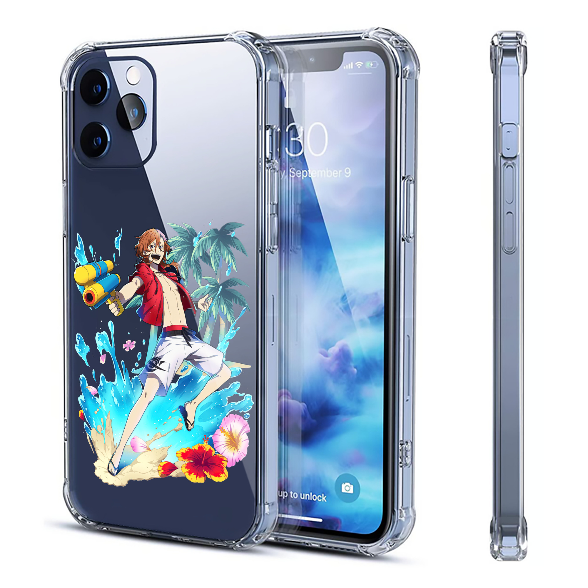 （画像用） 文豪ストレイドッグス Bungo Stray Dogs 【iPhone 12シリーズ対応】透明スマホケース（クリアソフトケース）